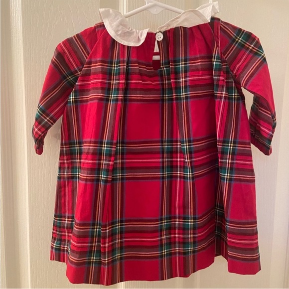Hope and Henry Plaid Holiday Dress Size 6-9 Months - Picture 4 of 5